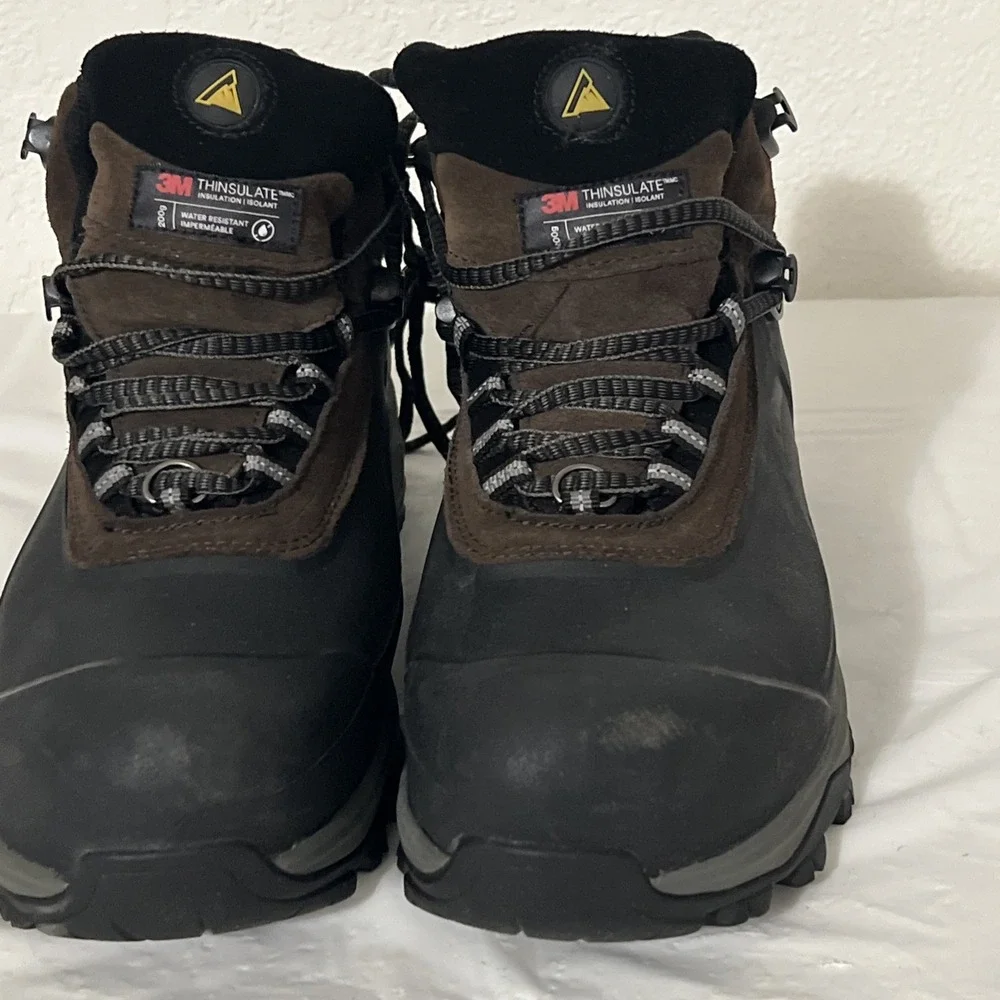 Absolute Canada Whistler 2 Snow Winter Boot Mens Sz 8.5 Brown Leather -40 Rated